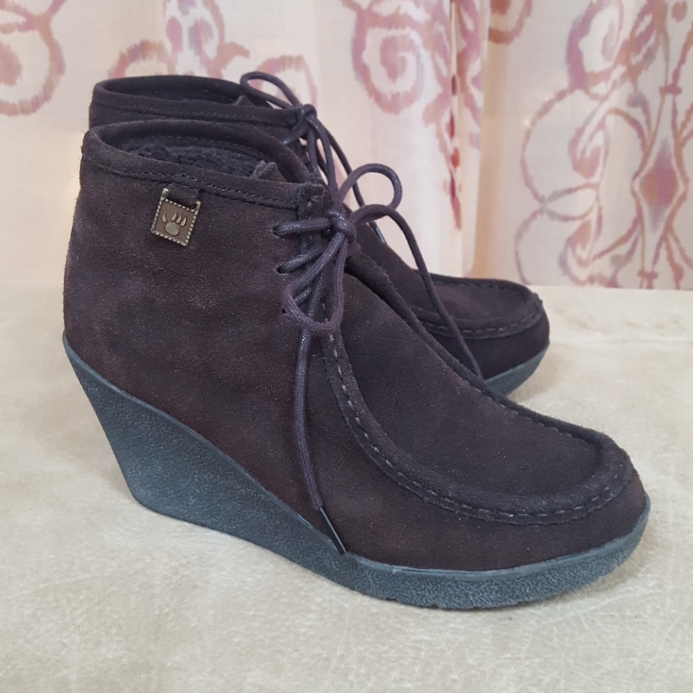 BearPaw Astoria Wedge Heel Bootie